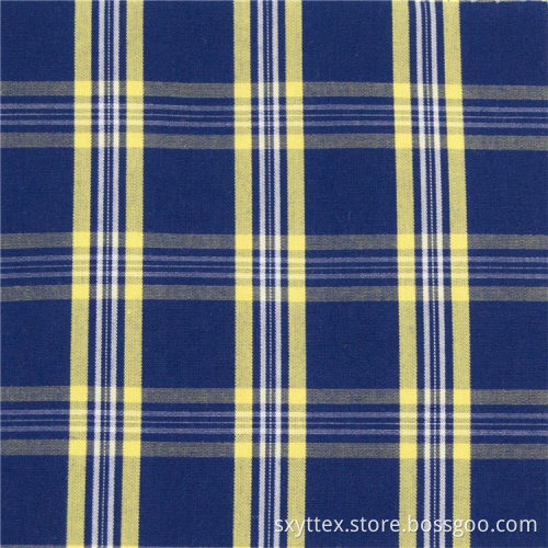 Colorful Yarn Dyed 100%Cotton Plaid Fabric For Dress